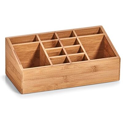 Zeller 25385 Organizer van natuurlijk hout, natuur, 25,4 x 12 x 10 cm Zeller 25385 Organizer van natuurlijk hout, natuur, 25,4 x 12 x 10 cm