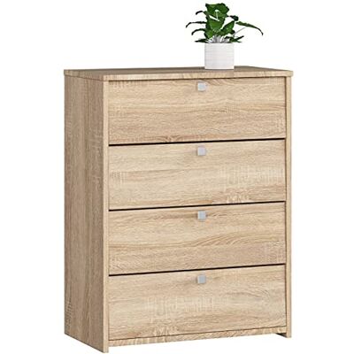 AKORD Ruby schoenenkast, 66 x 85 x 36 cm (l x h x d), gewicht 29 kg, schoenenkast met 4 planken en 4 klapdeuren AKORD Ruby schoenenkast, 66 x 85 x 36 cm (l x h x d), gewicht 29 kg, schoenenkast met 4 planken en 4 klapdeuren