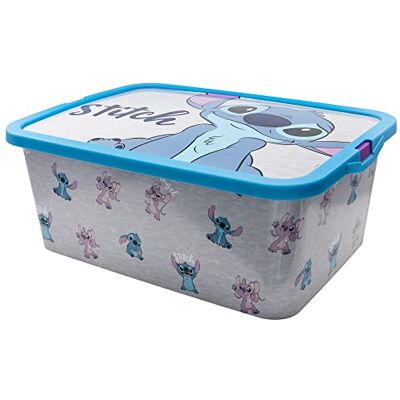 Stor Stitch and Angel afsluitbare opbergdoos, 13 liter Stor Stitch and Angel afsluitbare opbergdoos, 13 liter