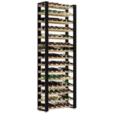 Lenmar LOFT 90 Wijnrek van hout voor flessen, 204 x 74 x 27, kelderrek, flessenhouder, wijnrek Lenmar LOFT 90 Wijnrek van hout voor flessen, 204 x 74 x 27, kelderrek, flessenhouder, wijnrek