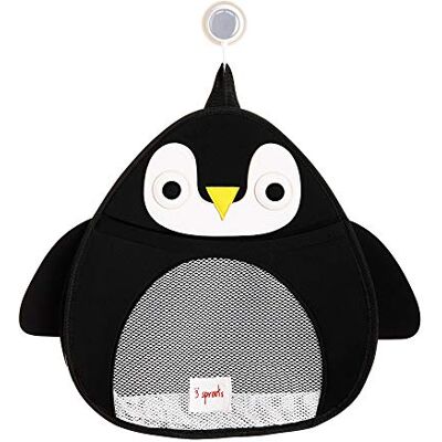 3 Sprouts Opbergwagen voor badkuip, organizer voor douche, baby en speelgoed, pinguïn 3 Sprouts Opbergwagen voor badkuip, organizer voor douche, baby en speelgoed, pinguïn