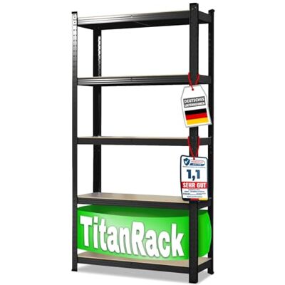 casa pura Rek voor zware lasten, 200 x 100 x 50 cm, zwart, steekrek, opbergrek, insteeksysteem voor montage zonder gereedschap casa pura Rek voor zware lasten, 200 x 100 x 50 cm, zwart, steekrek, opbergrek, insteeksysteem voor montage zonder gereedschap