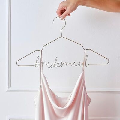 Ginger Ray Gouden metalen hanger voor bruidsmeisjesjurk, 44,5 cm Ginger Ray Gouden metalen hanger voor bruidsmeisjesjurk, 44,5 cm