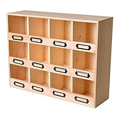 Artemio houten opbergkast 12 dozen Artemio houten opbergkast 12 dozen