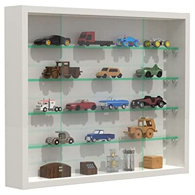 VDD Hangende vitrine voor aan de muur glazen planken 50 cm breed x 4,5 cm diep VDD Hangende vitrine voor aan de muur glazen planken 50 cm breed x 4,5 cm diep