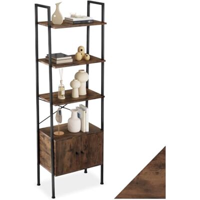 tectake Brentwood wandrek 57,5 x 34 x 173 cm industrieel donkerbruin 404706 tectake Brentwood wandrek 57,5 x 34 x 173 cm industrieel donkerbruin 404706