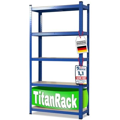 casa pura Rek voor zware lasten, 200 x 120 x 60 cm, blauw, opbergrek, insteeksysteem voor montage zonder gereedschap casa pura Rek voor zware lasten, 200 x 120 x 60 cm, blauw, opbergrek, insteeksysteem voor montage zonder gereedschap