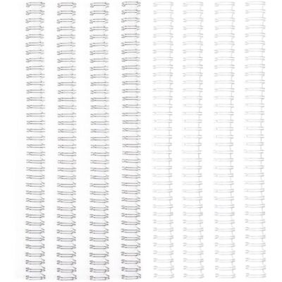 Creative Set van 8 metalen draden 3:1, wit en zilver, 13 mm, voor het binden van notitieboeken, documenten, dagboeken, tijdschriften en albums, diversen, 30,5 cm x 13 mm Creative Set van 8 metalen draden 3:1, wit en zilver, 13 mm, voor het binden van notitieboeken, documenten, dagboeken, tijdschriften en albums, diversen, 30,5 cm x 13 mm