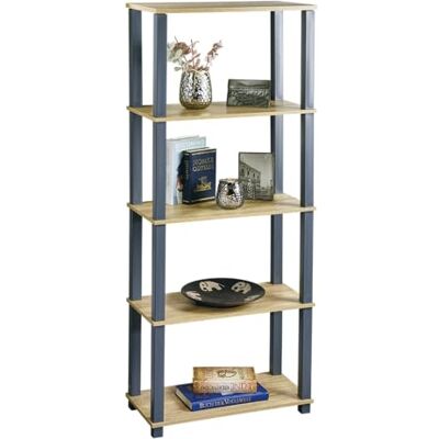 Kesper Plank, materiaal: MDF, afmetingen: 60 x 29 x 147 cm (l x b x h), kleur: somona eiken decor, grijs 18452 Kesper Plank, materiaal: MDF, afmetingen: 60 x 29 x 147 cm (l x b x h), kleur: somona eiken decor, grijs 18452