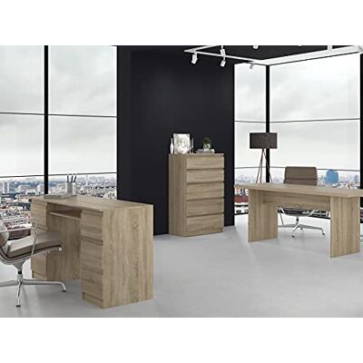 CDF Malwa M5 commode Kleur: Sonoma eiken kast voor documenten, kleine voorwerpen Ideaal voor woonkamer, slaapkamer, kinderkamer, tienerkamer en kantoor 5 laden CDF Malwa M5 commode Kleur: Sonoma eiken kast voor documenten, kleine voorwerpen Ideaal voor woonkamer, slaapkamer, kinderkamer, tienerkamer en kantoor 5 laden