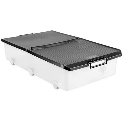TATAY Opbergdoos met deksel, 63 l, onder bed, 45 x 78 x 18 cm TATAY Opbergdoos met deksel, 63 l, onder bed, 45 x 78 x 18 cm
