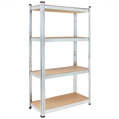 Monzana Deuba Stellingkast Garage Opslag Planken 160x90x40cm 700 kg Capaciteit Meubel Rekken 4 Niveaus Metalen Plank Rek Boutloos Zware Stelling Schuur Monzana Deuba Stellingkast Garage Opslag Planken 160x90x40cm 700 kg Capaciteit Meubel Rekken 4 Niveaus Metalen Plank Rek Boutloos Zware Stelling Schuur