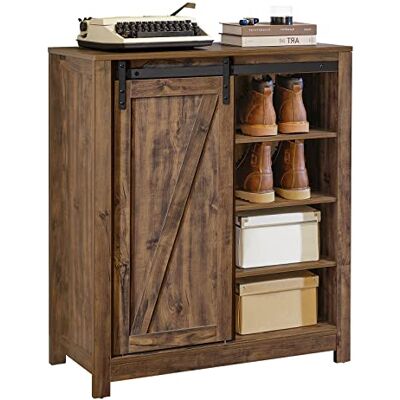 SoBuy FSB59-N Schoenenkast, schoenenkast, zuil, onderkast, opbergkast, commode met schuifdeur, 80 x 92 x 35 cm, FSB59-N SoBuy FSB59-N Schoenenkast, schoenenkast, zuil, onderkast, opbergkast, commode met schuifdeur, 80 x 92 x 35 cm, FSB59-N