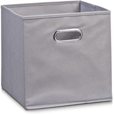 Zeller 14130 vlies-opbergdoos, 28 x 28 x 28 cm, grijs Zeller 14130 vlies-opbergdoos, 28 x 28 x 28 cm, grijs