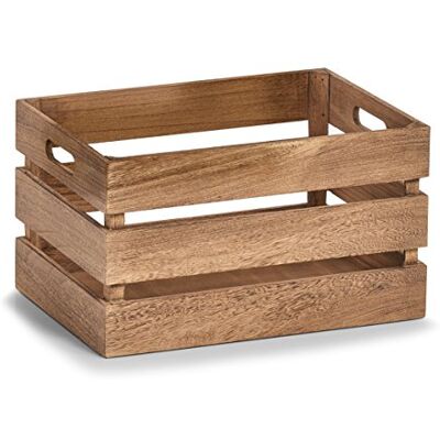 Zeller 15166 Vintage opbergdoos van natuurlijk hout, 35 x 25 x 20,5 cm Zeller 15166 Vintage opbergdoos van natuurlijk hout, 35 x 25 x 20,5 cm