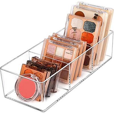 JessLab Lade Organizer, 3 vakken Acryl Make-up Organizer Cosmetische Opslag Sieraden Display voor Kantoor Kledingkast Badkamer Ijdelheid Aanrecht Transparant JessLab Lade Organizer, 3 vakken Acryl Make-up Organizer Cosmetische Opslag Sieraden Display voor Kantoor Kledingkast Badkamer Ijdelheid Aanrecht Transparant