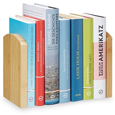 Relaxdays Bamboe broeikas, boekenkast, decoratie, set van 2 papieren pers, 17 x 11,5 x 12,5 cm, natuur, roestvrij staal, 17 x 11,5 x 12,5 cm Relaxdays Bamboe broeikas, boekenkast, decoratie, set van 2 papieren pers, 17 x 11,5 x 12,5 cm, natuur, roestvrij staal, 17 x 11,5 x 12,5 cm