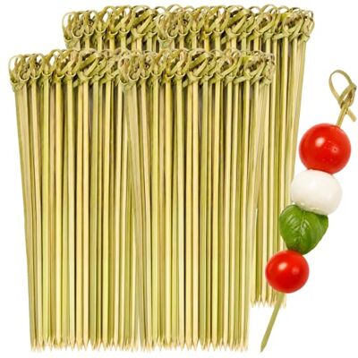 com-four COMFOUR® 200 x fingerfood spiesen van bamboehout, houten spiesen Ideaal voor buffetten com-four COMFOUR® 200 x fingerfood spiesen van bamboehout, houten spiesen Ideaal voor buffetten