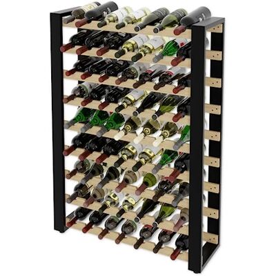 Lenmar Serie RW Houten wijnrek voor flessen, LOFT, 118 x 84 x 27, 63 flessen Lenmar Serie RW Houten wijnrek voor flessen, LOFT, 118 x 84 x 27, 63 flessen