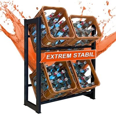QUICK STAR Rek voor drankkratten, 71 x 30 x 90 cm, voor 4 kisten QUICK STAR Rek voor drankkratten, 71 x 30 x 90 cm, voor 4 kisten