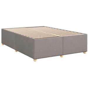 vidaXL Bedframe zonder matras, taupe, 140 x 200 cm, stof vidaXL Bedframe zonder matras, taupe, 140 x 200 cm, stof