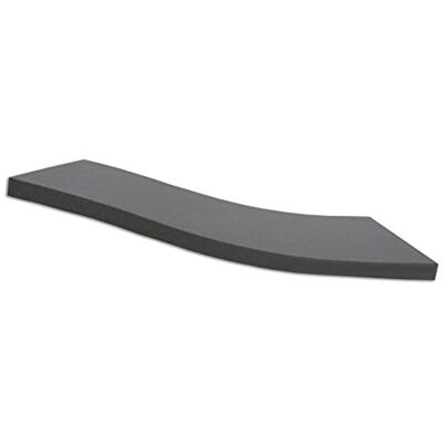 Dibapur ® Black: orthopedisch koudschuim/akoestisch schuim matras H2 (70 x 200 x 5 cm) zonder overtrek, Made in Germany Dibapur ® Black: orthopedisch koudschuim/akoestisch schuim matras H2 (70 x 200 x 5 cm) zonder overtrek, Made in Germany