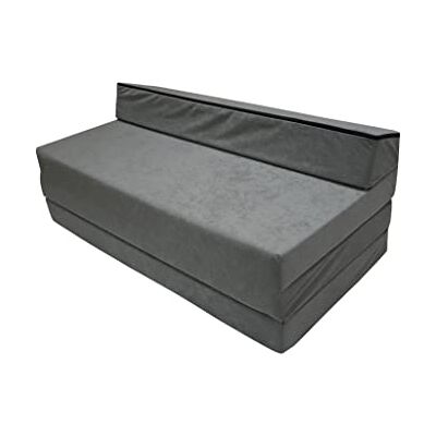 Natalia Spzoo Opvouwbare matras logeermatras met hoofdeinde 200x120x10 cm (1008 Grijs) Natalia Spzoo Opvouwbare matras logeermatras met hoofdeinde 200x120x10 cm (1008 Grijs)