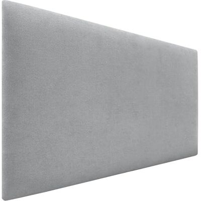 DHOME Hoofdbord van gladde stof, gestoffeerd, effen, van gladde stof, hoogte 70 cm, dikte 4 cm of 8 cm, voor bevestiging aan de muur, absorberend, hoofdeinde voor slaapkamer en bed (lichtgrijs, 90 cm DHOME Hoofdbord van gladde stof, gestoffeerd, effen, van gladde stof, hoogte 70 cm, dikte 4 cm of 8 cm, voor bevestiging aan de muur, absorberend, hoofdeinde voor slaapkamer en bed (lichtgrijs, 90 cm