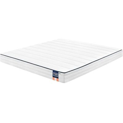 VASAGLE Matras 160 x 200 cm, matras voor tweepersoonsbed, gel-traagschuim, middelvaste ondersteuning op 7 zones, ademende hoes, afneembaar en machinewasbaar, 16 cm dik, wit RMZ115W101 VASAGLE Matras 160 x 200 cm, matras voor tweepersoonsbed, gel-traagschuim, middelvaste ondersteuning op 7 zones, ademende hoes, afneembaar en machinewasbaar, 16 cm dik, wit RMZ115W101