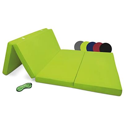 Beautissu Campix Opvouwbaar matras, reismatras, logeerbed, campingbed, schuimrubber, groen, 120 x 195 cm Beautissu Campix Opvouwbaar matras, reismatras, logeerbed, campingbed, schuimrubber, groen, 120 x 195 cm
