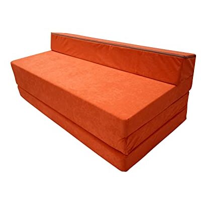 Natalia Spzoo Opvouwbare matras logeermatras met hoofdeinde 200x120x10 cm (1333 Oranje) Natalia Spzoo Opvouwbare matras logeermatras met hoofdeinde 200x120x10 cm (1333 Oranje)