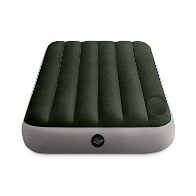 Intex Dura-Beam 64761E Fiber-Tech Standaard luchtmatras, Twin Size, geïntegreerde voetpomp, bedhoogte 25,4 cm, draagvermogen 136,1 kg Intex Dura-Beam 64761E Fiber-Tech Standaard luchtmatras, Twin Size, geïntegreerde voetpomp, bedhoogte 25,4 cm, draagvermogen 136,1 kg