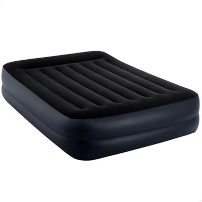 Intex 64124NP, opblaasbaar bed, elektrisch, 2 personen, PVC, ABS, CU, polyester, rayon, zwart Intex 64124NP, opblaasbaar bed, elektrisch, 2 personen, PVC, ABS, CU, polyester, rayon, zwart