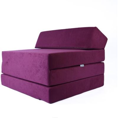 FORTISLINE Opvouwbaar logeermatras, afmetingen 200 x 70 x 10 cm (paars) FORTISLINE Opvouwbaar logeermatras, afmetingen 200 x 70 x 10 cm (paars)