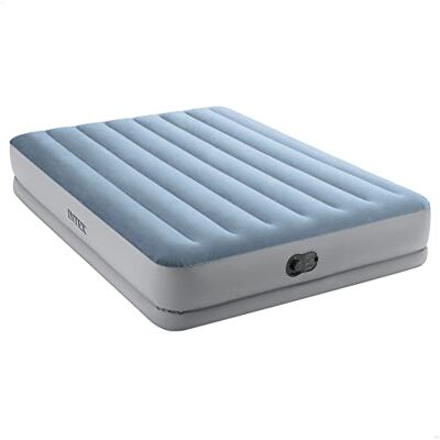 Intex Queen Dura-Beam Comfort 64159 luchtbed met fastfill USB-pomp, afmetingen (opgeblazen) 152 x 203 x 36 cm Intex Queen Dura-Beam Comfort 64159 luchtbed met fastfill USB-pomp, afmetingen (opgeblazen) 152 x 203 x 36 cm