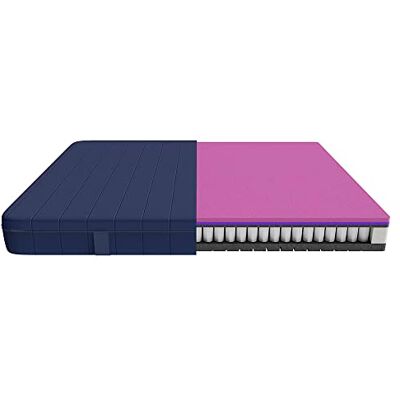 Cecotec Visco-elastische matras Flow e-Hybrid + 90 x 190 cm, 4-laags, SpringCore-pocketvering matras, hoogte 28 cm, gemiddelde hardheid, SeparateMuv, MorphoAdapt+, SoftFresh & EasyClean Cecotec Visco-elastische matras Flow e-Hybrid + 90 x 190 cm, 4-laags, SpringCore-pocketvering matras, hoogte 28 cm, gemiddelde hardheid, SeparateMuv, MorphoAdapt+, SoftFresh & EasyClean