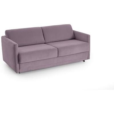 Atlantic Home Collection Canapé-lit rembourré de qualité supérieure, lilas, avec surface de couchage 140/200 cm, 181 x 93 x 90 cm, l x p x h : 181 x 93 x 80 cm Atlantic Home Collection Canapé-lit rembourré de qualité supérieure, lilas, avec surface de couchage 140/200 cm, 181 x 93 x 90 cm, l x p x h : 181 x 93 x 80 cm