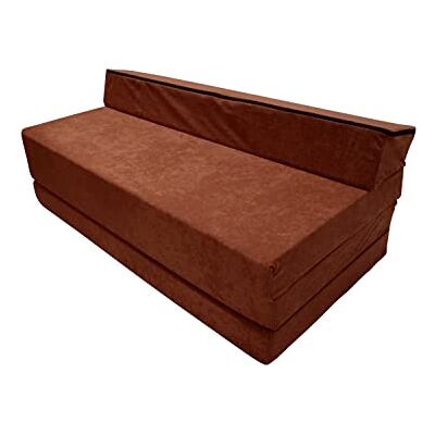 Natalia Spzoo Opvouwbare matras logeermatras met hoofdeinde 200x120x10 cm (1000 Lichtbruin) Natalia Spzoo Opvouwbare matras logeermatras met hoofdeinde 200x120x10 cm (1000 Lichtbruin)