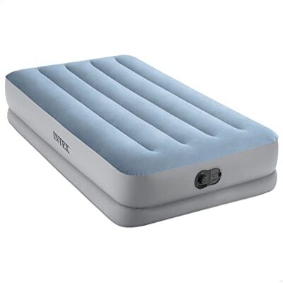 Intex Twin Dura-Beam Comfort 64157 Fastfill luchtbed met USB-pomp, 99 x 191 x 36 cm Intex Twin Dura-Beam Comfort 64157 Fastfill luchtbed met USB-pomp, 99 x 191 x 36 cm