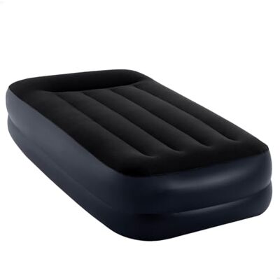 Intex 64122ND Kussen Rest Verhoogd luchtbed, ingebouwde pomp, 1 stuk, 99 cm x 191 cm x 42 cm Intex 64122ND Kussen Rest Verhoogd luchtbed, ingebouwde pomp, 1 stuk, 99 cm x 191 cm x 42 cm