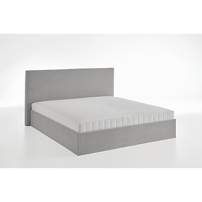 Atlantic Home Collection Espace de rangement lit Melody avec matelas TFK gris clair 180x200 cm Atlantic Home Collection Espace de rangement lit Melody avec matelas TFK gris clair 180x200 cm