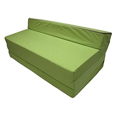 Natalia Spzoo Opvouwbare matras logeermatras met hoofdeinde 200x120x10 cm (1229 Licht groen) Natalia Spzoo Opvouwbare matras logeermatras met hoofdeinde 200x120x10 cm (1229 Licht groen)