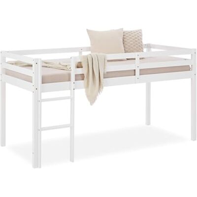 Homestyle4u Massief grenen kinderbed, meerkleurig, oppervlak van de kingsize bank (b x d) 90 x 200 cm Homestyle4u Massief grenen kinderbed, meerkleurig, oppervlak van de kingsize bank (b x d) 90 x 200 cm