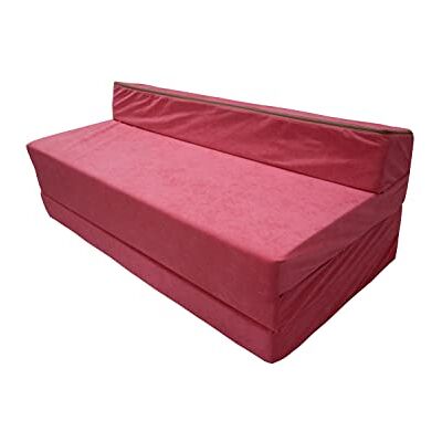 Natalia Spzoo Opvouwbare matras logeermatras met hoofdeinde 200x120x10 cm (1227 Roze) Natalia Spzoo Opvouwbare matras logeermatras met hoofdeinde 200x120x10 cm (1227 Roze)
