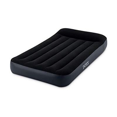 Intex 64141 Dura Beam eenpersoonsmatras met Fiber Tech technologie, zonder elektrische pomp, 99 x 191 x 25 cm, Black California King Intex 64141 Dura Beam eenpersoonsmatras met Fiber Tech technologie, zonder elektrische pomp, 99 x 191 x 25 cm, Black California King