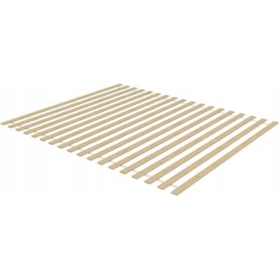 Generic BDW Holztech Lattenbodem, oprolbaar, 300 kg, extra sterke lattenbodem uit lokale bossen, onbehandelde lattenbodem voor een gezonde slaap, vele maten (200 x 160 cm) Generic BDW Holztech Lattenbodem, oprolbaar, 300 kg, extra sterke lattenbodem uit lokale bossen, onbehandelde lattenbodem voor een gezonde slaap, vele maten (200 x 160 cm)