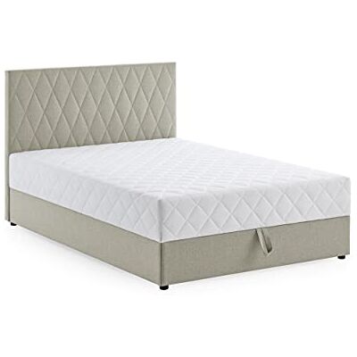 Atlantic Home Collection Benita boxbed met bedlade, 90 x 200 cm, crèmekleurig Atlantic Home Collection Benita boxbed met bedlade, 90 x 200 cm, crèmekleurig