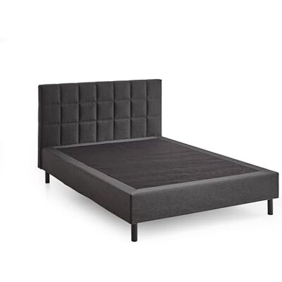 Atlantic Home Collection Nikola bed zonder matras, antraciet, 120 x 200 cm Atlantic Home Collection Nikola bed zonder matras, antraciet, 120 x 200 cm