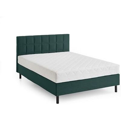 Atlantic Home Collection Nikola Bed met matras TFK H3 groen 120 x 200 cm Atlantic Home Collection Nikola Bed met matras TFK H3 groen 120 x 200 cm