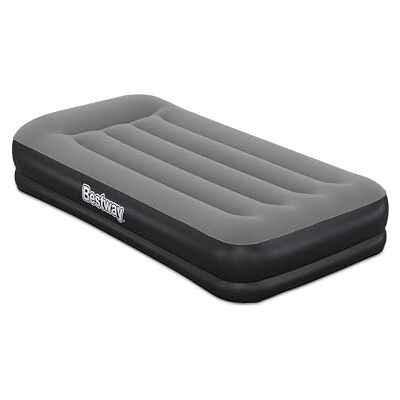Bestway TriTech Eenpersoons luchtmatras, elektrische USB-pomp, 191 x 97 x 36 cm, 1 persoon, tot 150 kg, 3-laags TriTech-materiaal, geïntegreerd kussen, gevlokt oppervlak, gebruik Bestway TriTech Eenpersoons luchtmatras, elektrische USB-pomp, 191 x 97 x 36 cm, 1 persoon, tot 150 kg, 3-laags TriTech-materiaal, geïntegreerd kussen, gevlokt oppervlak, gebruik